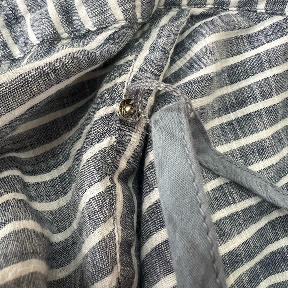 Michael Stars Elsie Striped Mini Shirtdress, size M - Picture 10 of 13